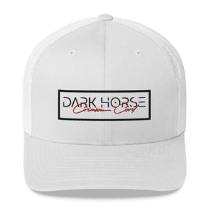 Dark Horse + Crimson Cord Trucker Cap