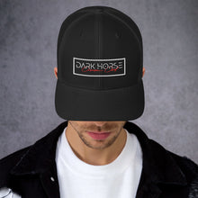 Load image into Gallery viewer, Dark Horse + Crimson Cord Trucker Cap