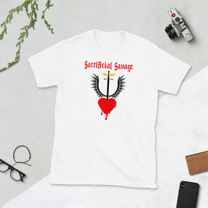 Sacrificial Savage Short-Sleeve Unisex T-Shirt