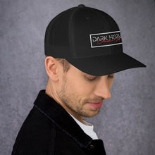 Load image into Gallery viewer, Dark Horse + Crimson Cord Trucker Cap