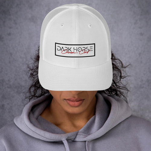 Dark Horse + Crimson Cord Trucker Cap